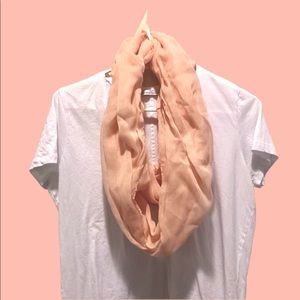 Pink fashion sheer scarf